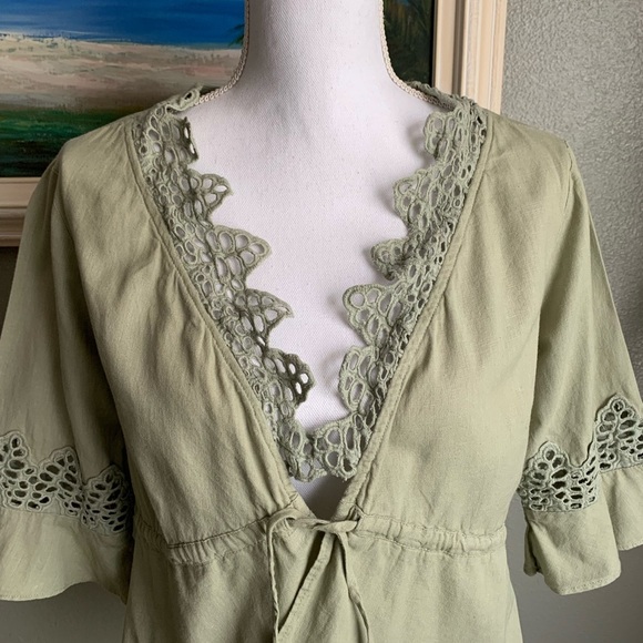 Free People Open Front Top Size S/P - Picture 4 of 17